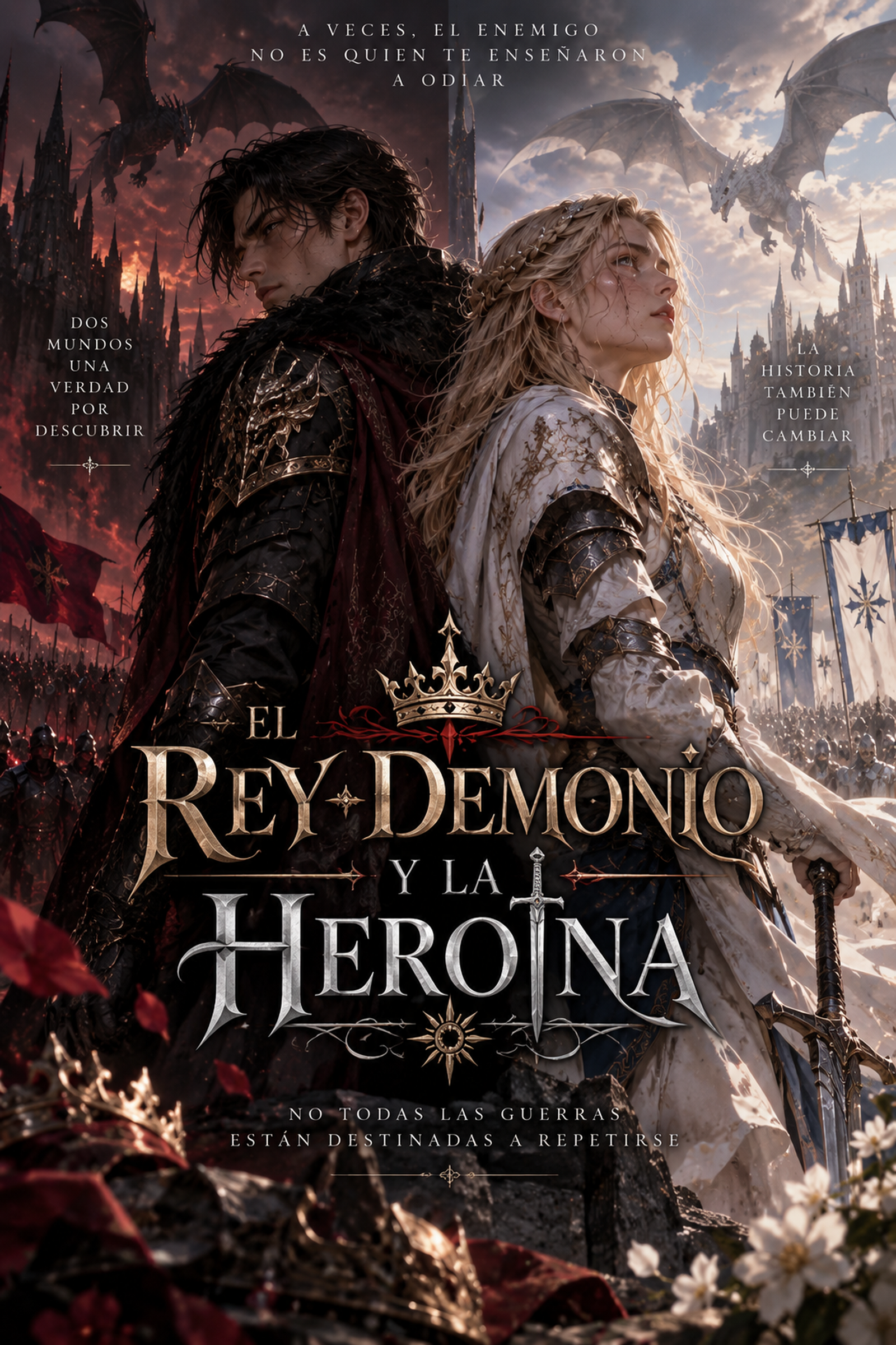 Portada de El rey demonio y la heroina